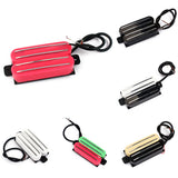Maxbell Dual Hot Rail Guitar Humbucker Pickup for Fender ST Strat Stratocaster Electric Guitars Pink