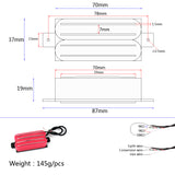 Maxbell Dual Hot Rail Guitar Humbucker Pickup for Fender ST Strat Stratocaster Electric Guitars Pink