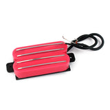 Maxbell Dual Hot Rail Guitar Humbucker Pickup for Fender ST Strat Stratocaster Electric Guitars Pink