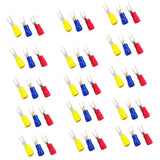 Maxbell Set of 150pcs Crimping Wire Spade Fork Terminal Connector U Shape SV2-4
