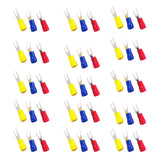 Maxbell Set of 150pcs Crimping Wire Spade Fork Terminal Connector U Shape SV2-4