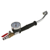 Maxbell 0-220 PSI Air Tyre Pressure Inflator Gauge Valved Compressor for Car Van Bike Tire