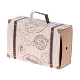 Maxbell 50 Pieces  Kraft Paper Bon Voyage Suitcase Candy Boxes Wedding Party Favor