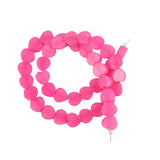 Maxbell Argentina Rhodochrosite Jade Heart Charms Loose Spacer Beads Jewelry Finding