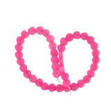 Maxbell Argentina Rhodochrosite Jade Heart Charms Loose Spacer Beads Jewelry Finding