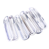 Maxbell 7 Pieces Chrome Car Front Grille Cover Insert Mesh Grill for Jeep Wrangler