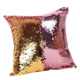 Maxbell Double Color Reversible Sequin Mermaid Glitter Cushion Cover Pillow Case #7
