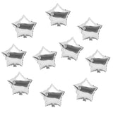 Maxbell 10Pcs Pentagram Foil Balloons Kids Birthday Wedding Party Toy Decor Silver