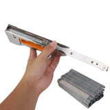 Maxbell 2400PCS/BOX U Shape Staples Upholstery Fabric Stapler Tacker Staples Home Supplies Silver