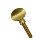 Maxbell 1 Piece Golden Brass Saxophone Neck Tightening Screw Woodwind Instrument Accessory 1.2 x 0.58inch