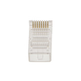 Maxbell 100 Pieces RJ45 Network Cable Modular Plug CAT5e 8P8C Gold Plated Ethernet Connector