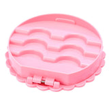 Maxbell 3 Tier Pink False Eyelashes Organizer Travel Storage Carrier Case Eyelashes Lashes Container Box