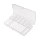 Maxbell 11 Slots Plastic Storage Box Case Home Organizer Earring Jewelry Container Fishing Lure Tackle Box