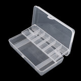 Maxbell 11 Slots Plastic Storage Box Case Home Organizer Earring Jewelry Container Fishing Lure Tackle Box