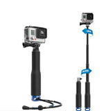 Maxbell 36 inch Pole Extendable Self-timer Selfie Stick Handheld Monopod for Gopro Blue