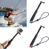 Maxbell 36 inch Pole Extendable Self-timer Selfie Stick Handheld Monopod for Gopro Blue