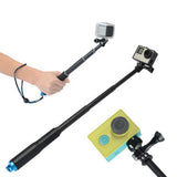 Maxbell 36 inch Pole Extendable Self-timer Selfie Stick Handheld Monopod for Gopro Blue