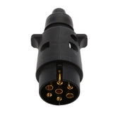 Maxbell 7 Pin 12V Plastic Trailer Caravan Boat Truck Towing Electric Plug Connector