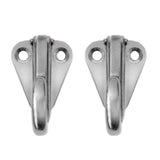Maxbell 2 Pieces Marine Grade 316 Stainless Steel Snap Type 43mm Fender Hook for Boat, Ship, Yacht, Sail