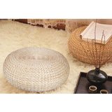 Maxbell Japanese Style Handmade Straw Woven Seat Cushion Tatami Dia. 40cm (15.75")