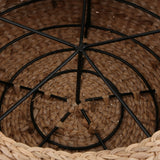 Maxbell Japanese Style Handmade Straw Woven Seat Cushion Tatami Dia. 40cm (15.75")