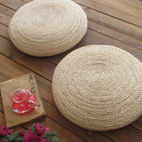 Maxbell Japanese Style Handmade Straw Woven Seat Cushion Tatami Dia. 40cm (15.75")