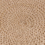 Maxbell Japanese Style Handmade Straw Woven Seat Cushion Tatami Dia. 40cm (15.75")