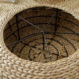 Maxbell Japanese Style Handmade Straw Woven Seat Cushion Tatami Dia. 40cm (15.75")