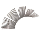 Maxbell Precision Assorted 50 Pieces High Speed Titanium Twist Drill Bit Set