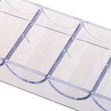Maxbell Stackable Acrylic Clear Poker Card Game Chip Tray 100 Chips Holder No Lid