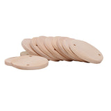 Maxbell 30 Pieces Unpainted Wooden Discs Round Wood Log Discs 38mm Wooden Coin DIY Craft 38mm