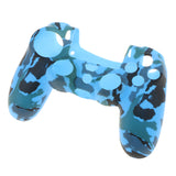 Maxbell Anti-slip Silicone Cover Case Protection Sleeve for Sony PS4 Gamepad Grip Blue