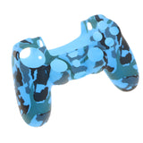 Maxbell Anti-slip Silicone Cover Case Protection Sleeve for Sony PS4 Gamepad Grip Blue