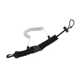 Maxbell Safety Coiled Scuba Diving Camera Lanyard Webbing Strap Quick Release Buckle Holder w/ Swivel Clip Snap