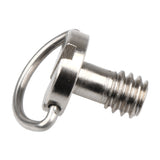 Maxbell 1/4'' D-Ring Iron Screw For Camera Tripod Quick Release Plate Photography