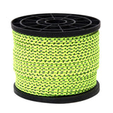 Maxbell 4mm 50 Meters Fluorescent Reflective Guyline Tent Rope Camping Cord Paracord