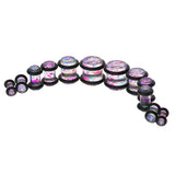 Maxbell 36 Pcs Acrylic Spiral Taper Stretcher Ear Tunnel Plug Stretching Ear Gauges