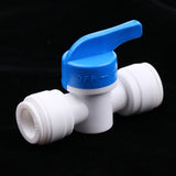 Maxbell 5Pieces Tube Ball Valve Quick Connect Fitting 3/8-Inch Push in Connector Valve Start RO Water System