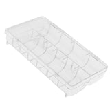 Maxbell Clear Acrylic Plastic Beads Nail Tips Case Rhinestone Jewellery Container Empty Compartments False Fake Nail Storage Box