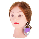 Maxbell Fashion Oversized Punk BOOM POW Earrings Hip-hop Club Round Dangle Earrings