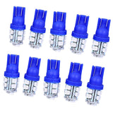 Maxbell 10 Pieces Festoon T10 3528 10SMD Ice Blue Dome Interior Mirror Light Bulbs