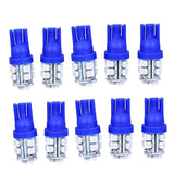 Maxbell 10 Pieces Festoon T10 3528 10SMD Ice Blue Dome Interior Mirror Light Bulbs