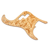 Maxbell 375x225 Electric Guitar Pickguard Scratch Plate Cover Maple for PB Bass Guitar