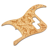 Maxbell 375x225 Electric Guitar Pickguard Scratch Plate Cover Maple for PB Bass Guitar