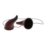 Maxbell Horror Ox Horn Elastic Headband Halloween Cosplay Party Devil Adult Fancy Dress