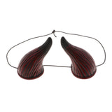 Maxbell Horror Ox Horn Elastic Headband Halloween Cosplay Party Devil Adult Fancy Dress