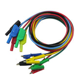 Maxbell 1 Set of Silicone Banana Plug to Crocodile Alligator Clip Test Probe Lead Wire