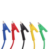 Maxbell 1 Set of Silicone Banana Plug to Crocodile Alligator Clip Test Probe Lead Wire