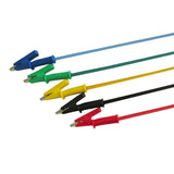 Maxbell 1 Set of Silicone Banana Plug to Crocodile Alligator Clip Test Probe Lead Wire