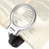 Maxbell 3X LED Lighted Foldable Magnifier With LED Llights For Reading Watch Repair